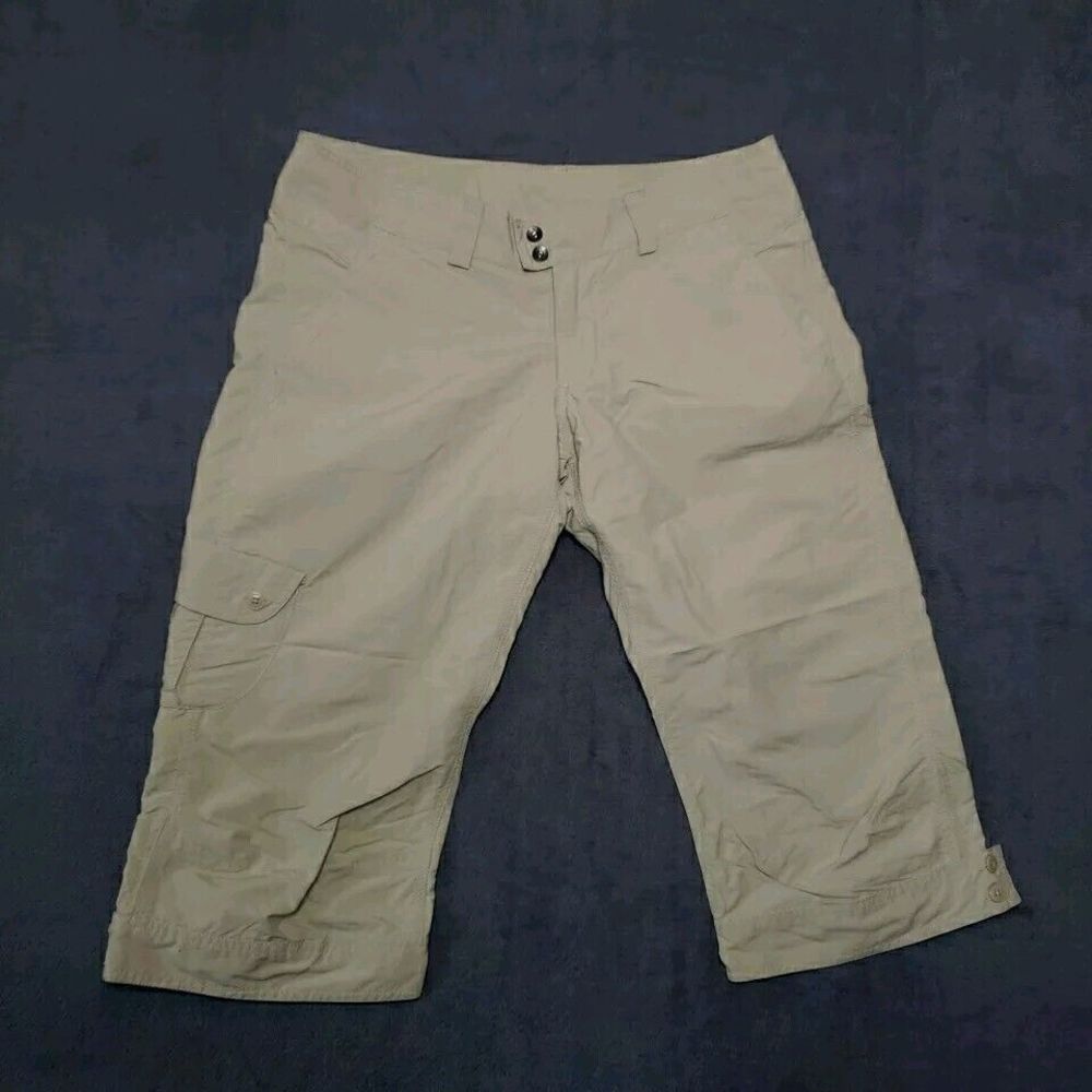 Mens HELLY HANSON Beige Cargo Shorts - Size 32" Waist Very Light Weight Cool Y2K